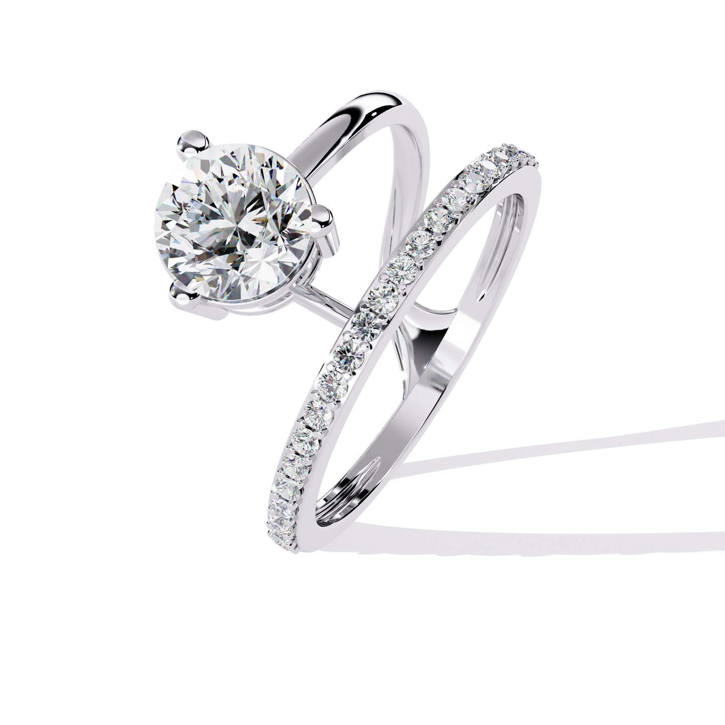 Amore Eterno Solitaire Diamond Ring