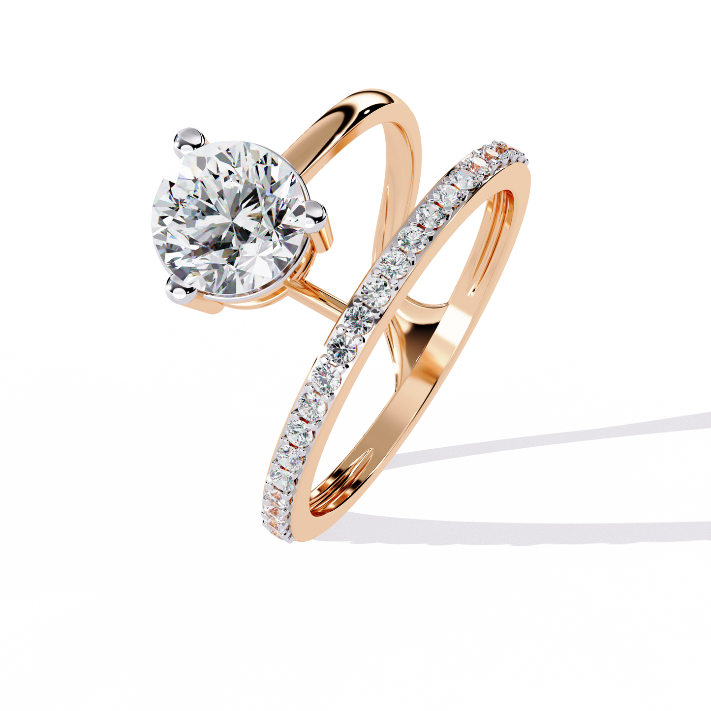 Amore Eterno Solitaire Diamond Ring