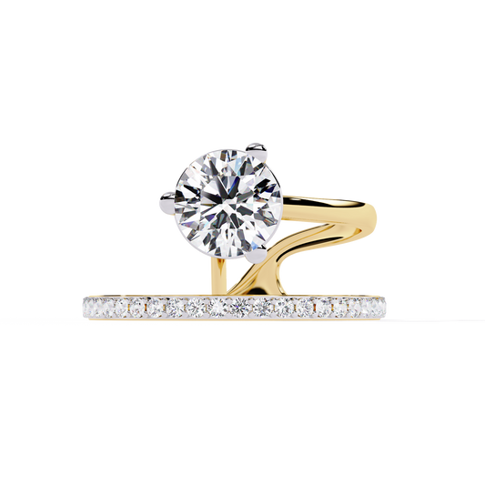 Amore Eterno Solitaire Diamond Ring