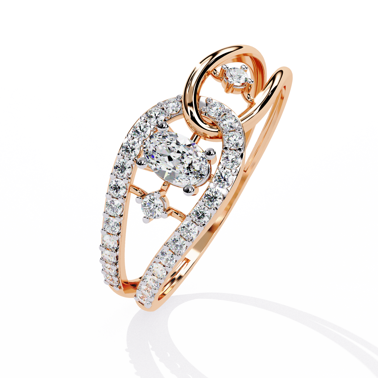 Vento d’Oro Diamond Ring