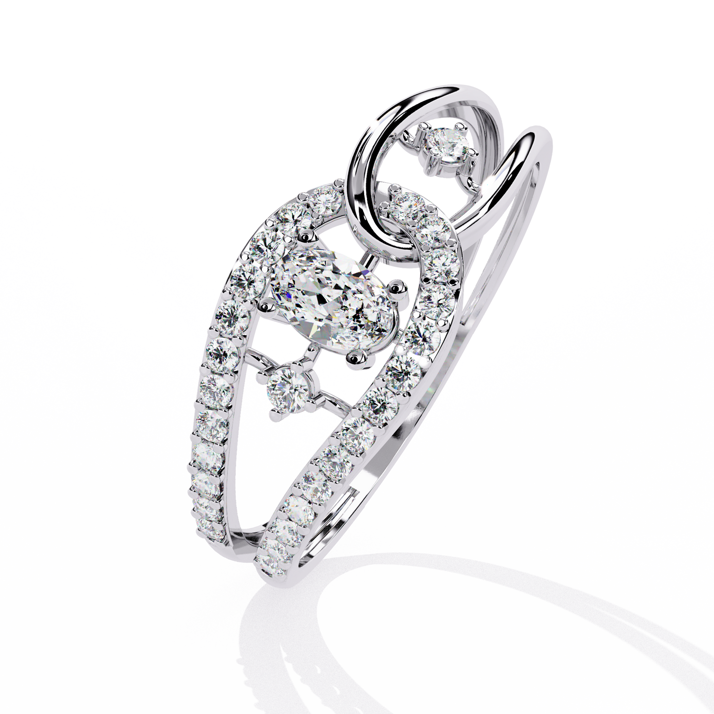 Vento d’Oro Diamond Ring