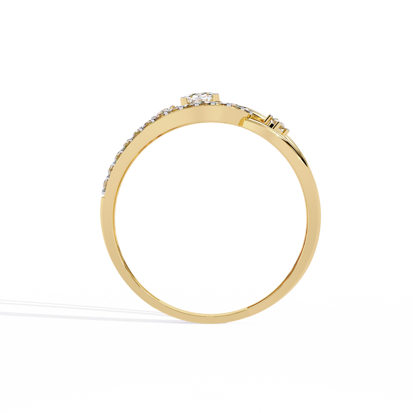 Vento d’Oro Diamond Ring