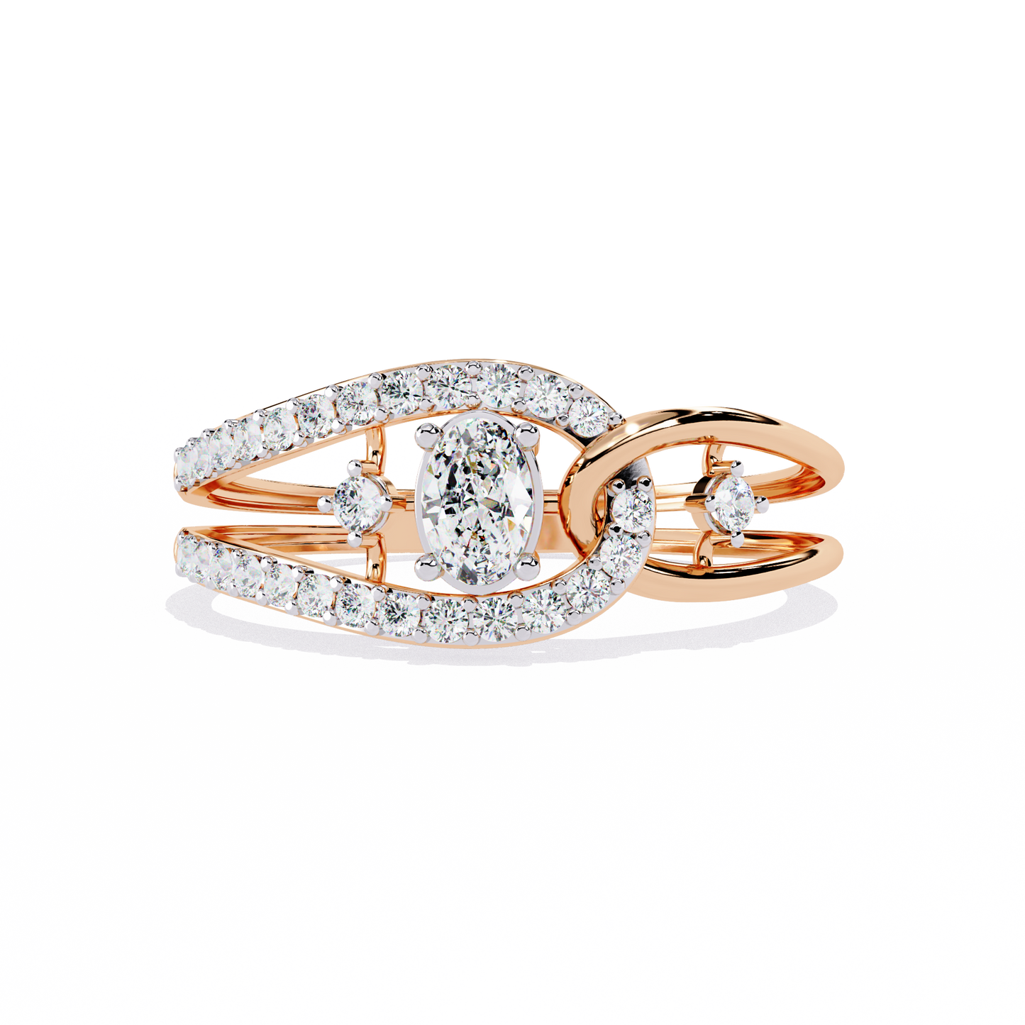 Vento d’Oro Diamond Ring