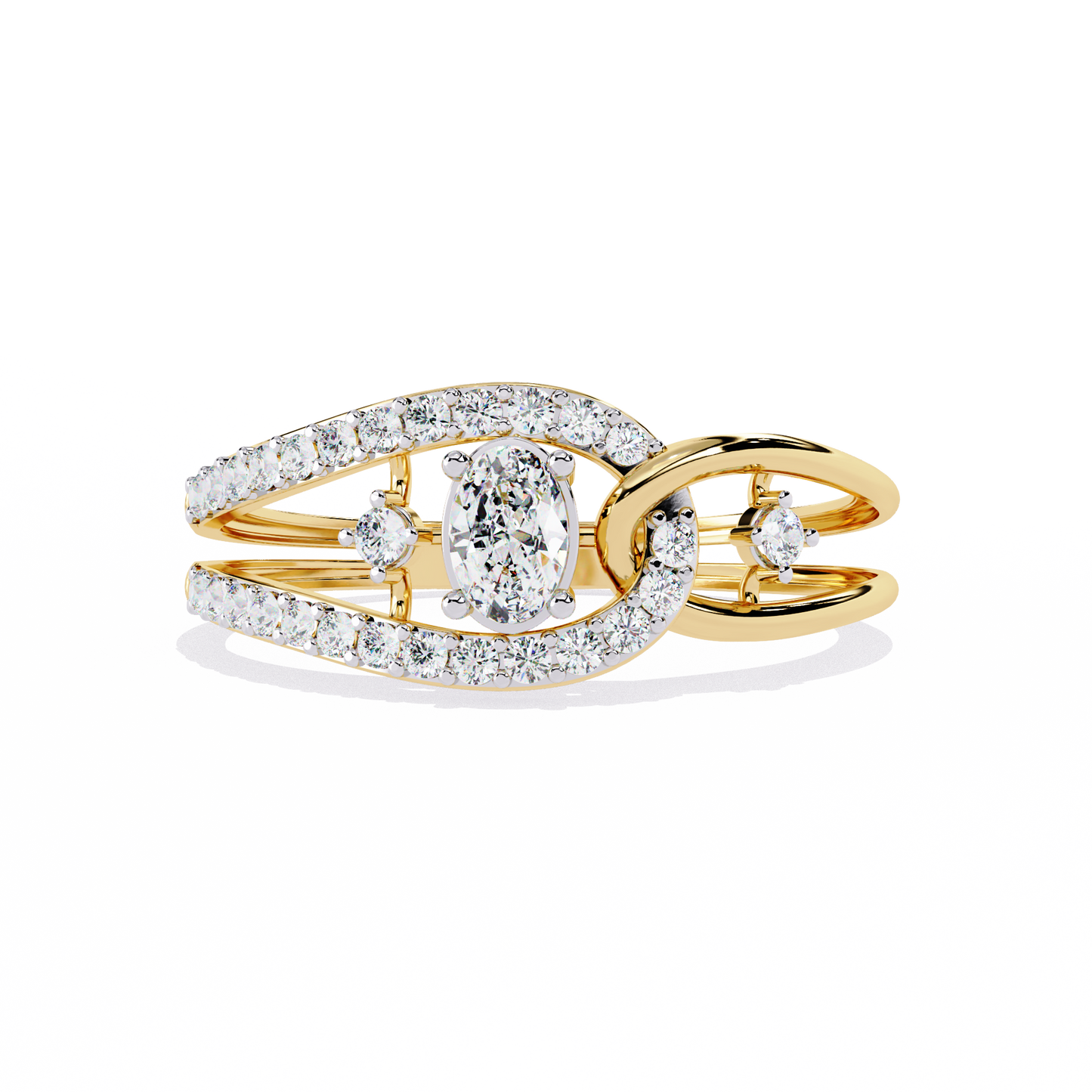 Vento d’Oro Diamond Ring