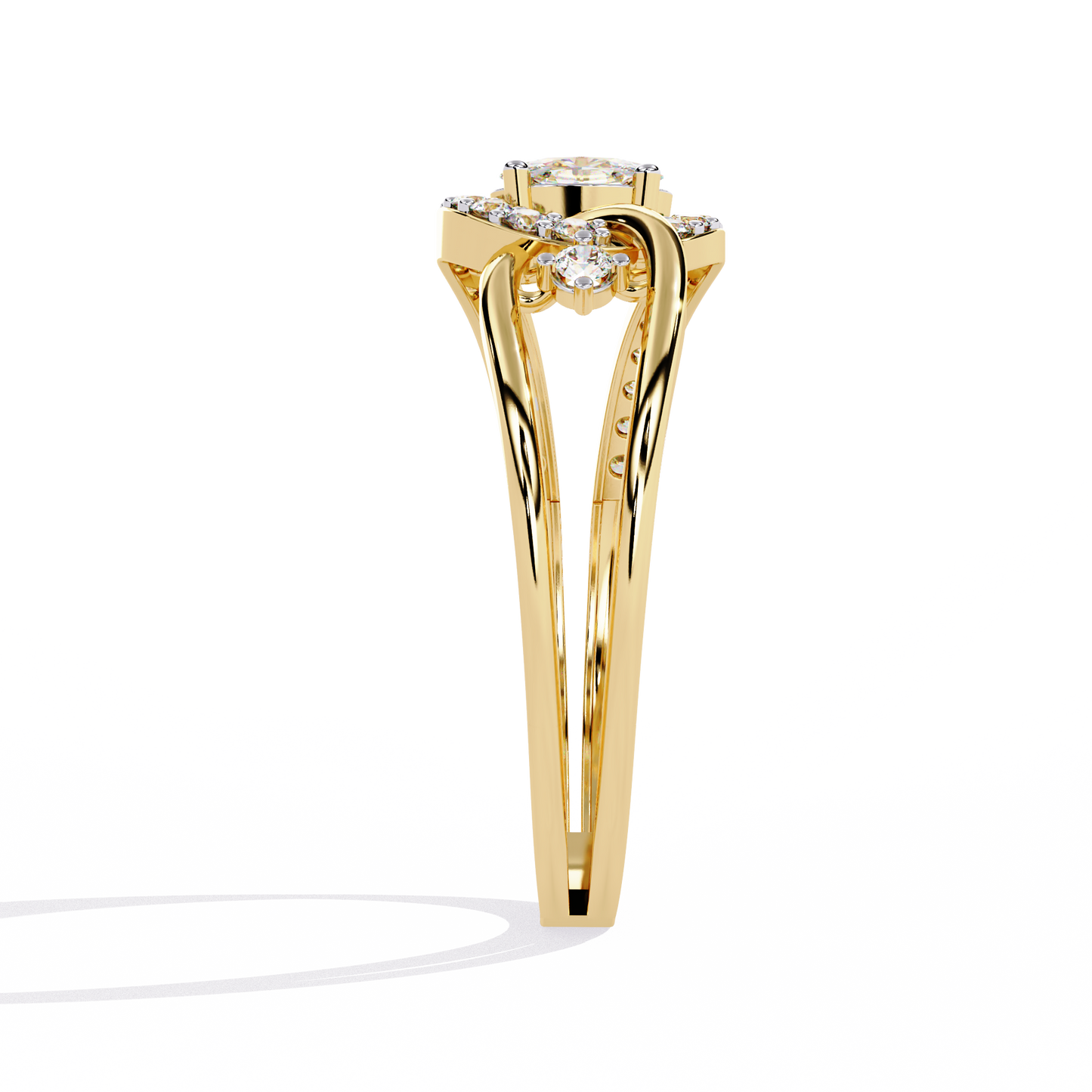 Vento d’Oro Diamond Ring