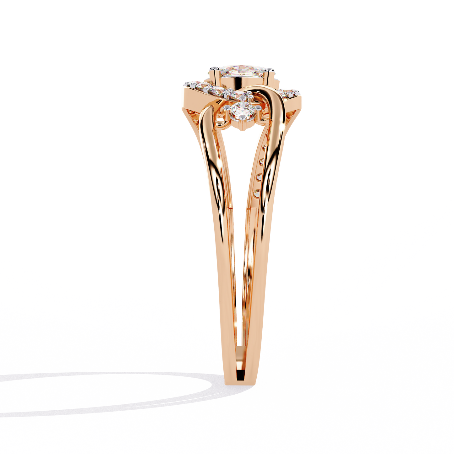 Vento d’Oro Diamond Ring