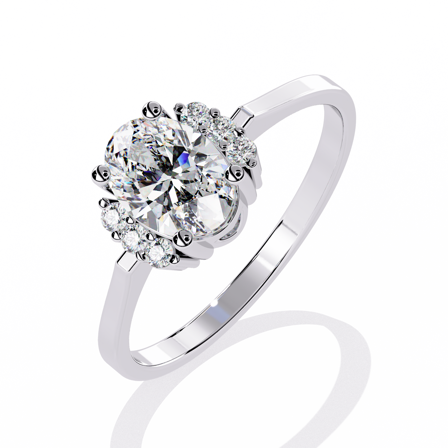 Dolce Luce Solitaire Diamond Ring