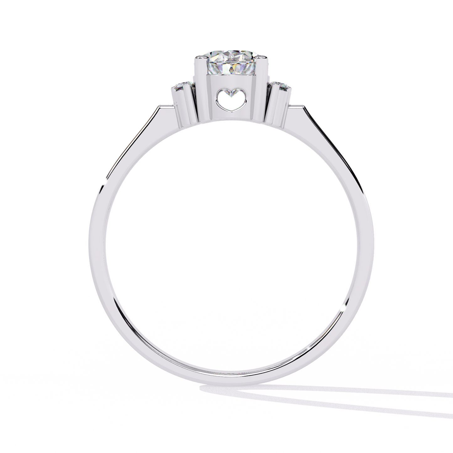 Dolce Luce Solitaire Diamond Ring