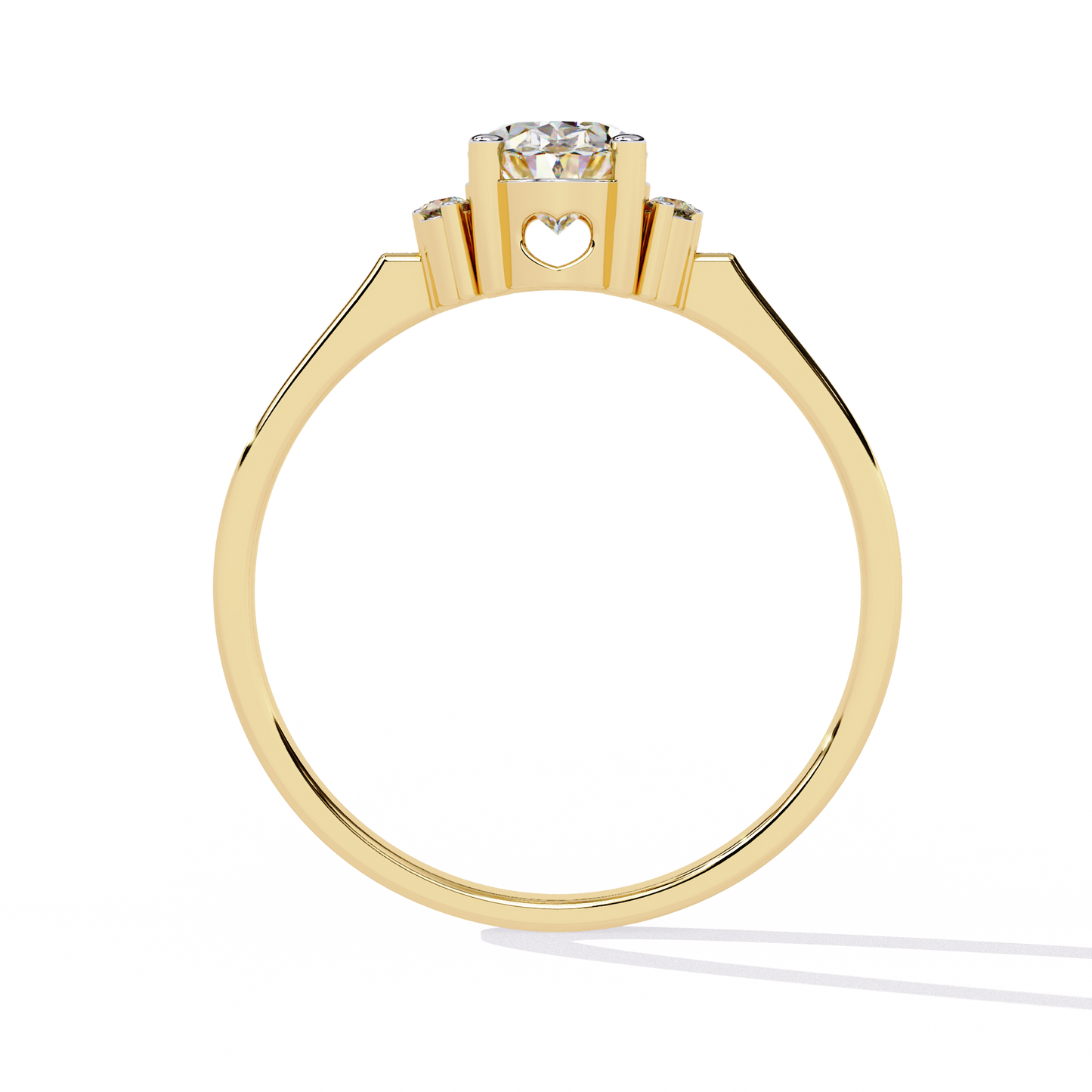 Dolce Luce Solitaire Diamond Ring
