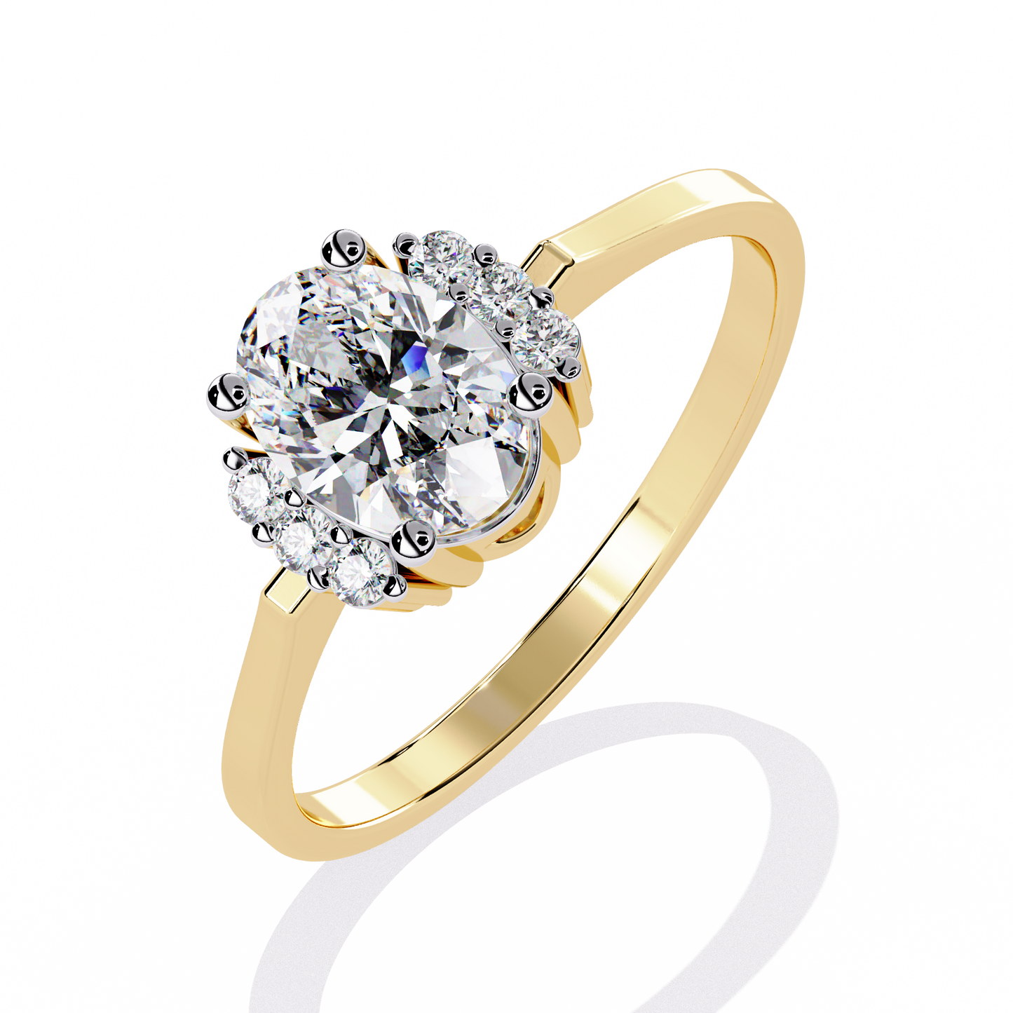 Dolce Luce Solitaire Diamond Ring