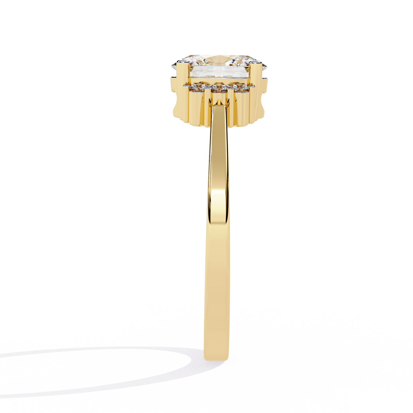 Dolce Luce Solitaire Diamond Ring