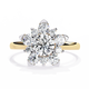 Bacio di Sole Solitaire Diamond Ring