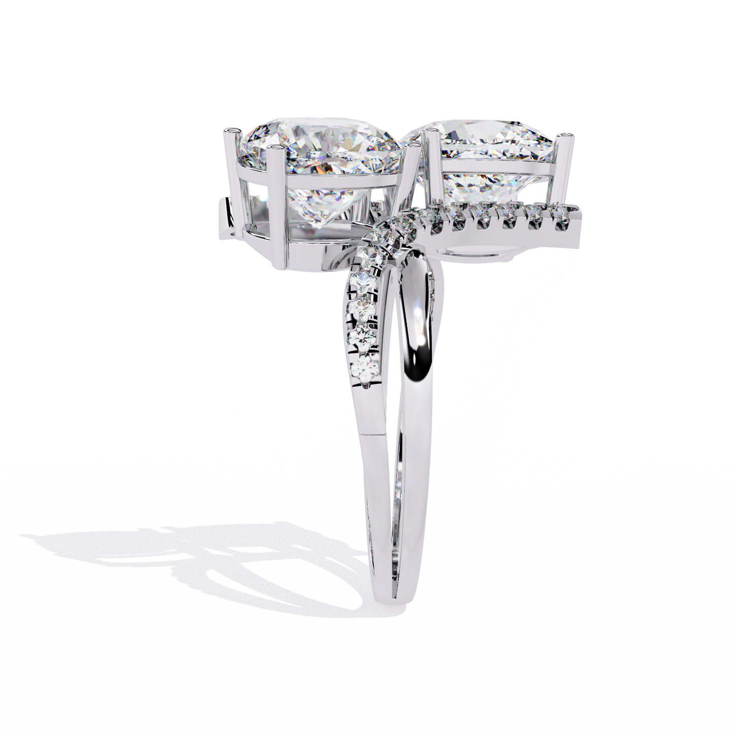 Goccia di Luce Cushion Solitaire Ring