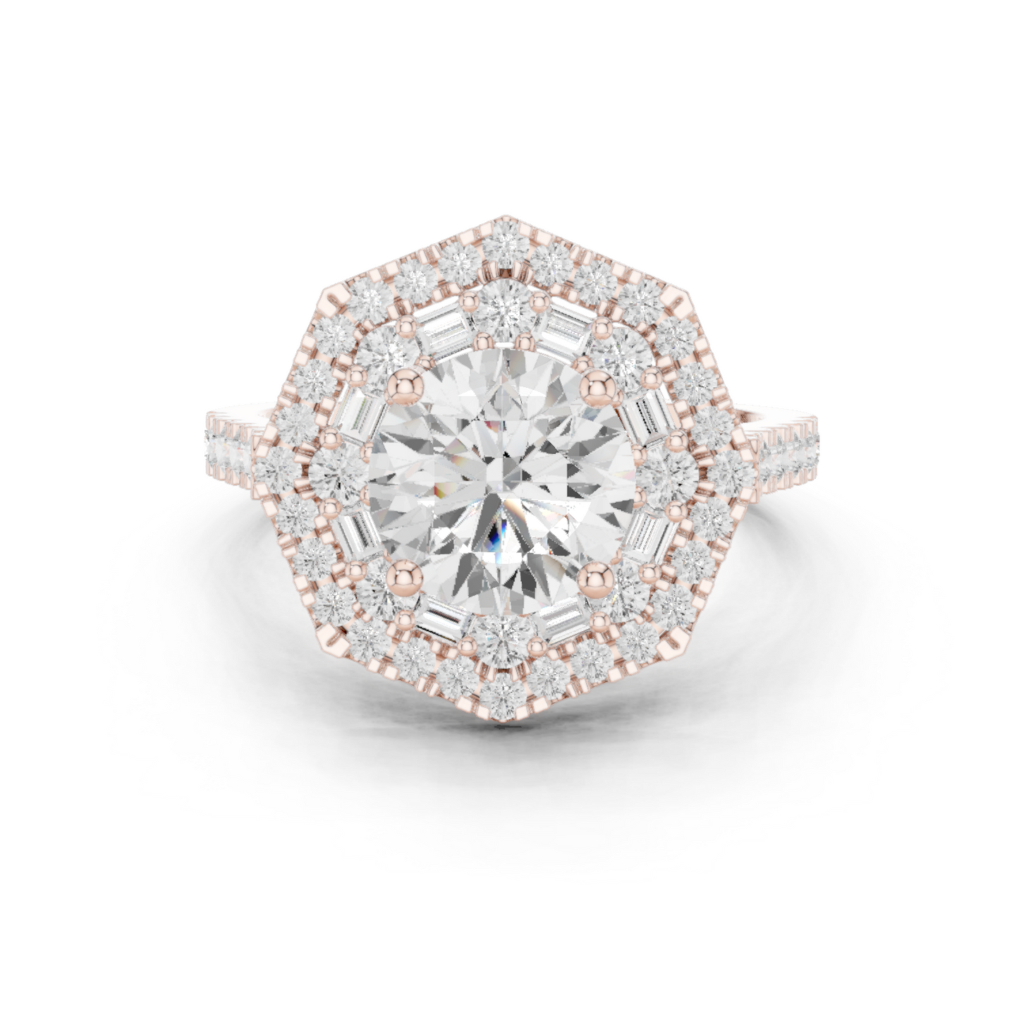 Starbind Circle Solitaire Ring