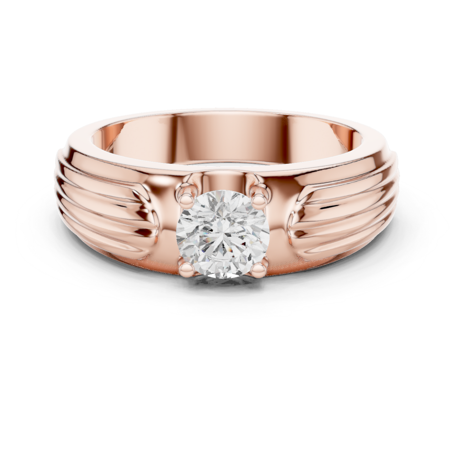 Rogue Solitaire Ring for Men