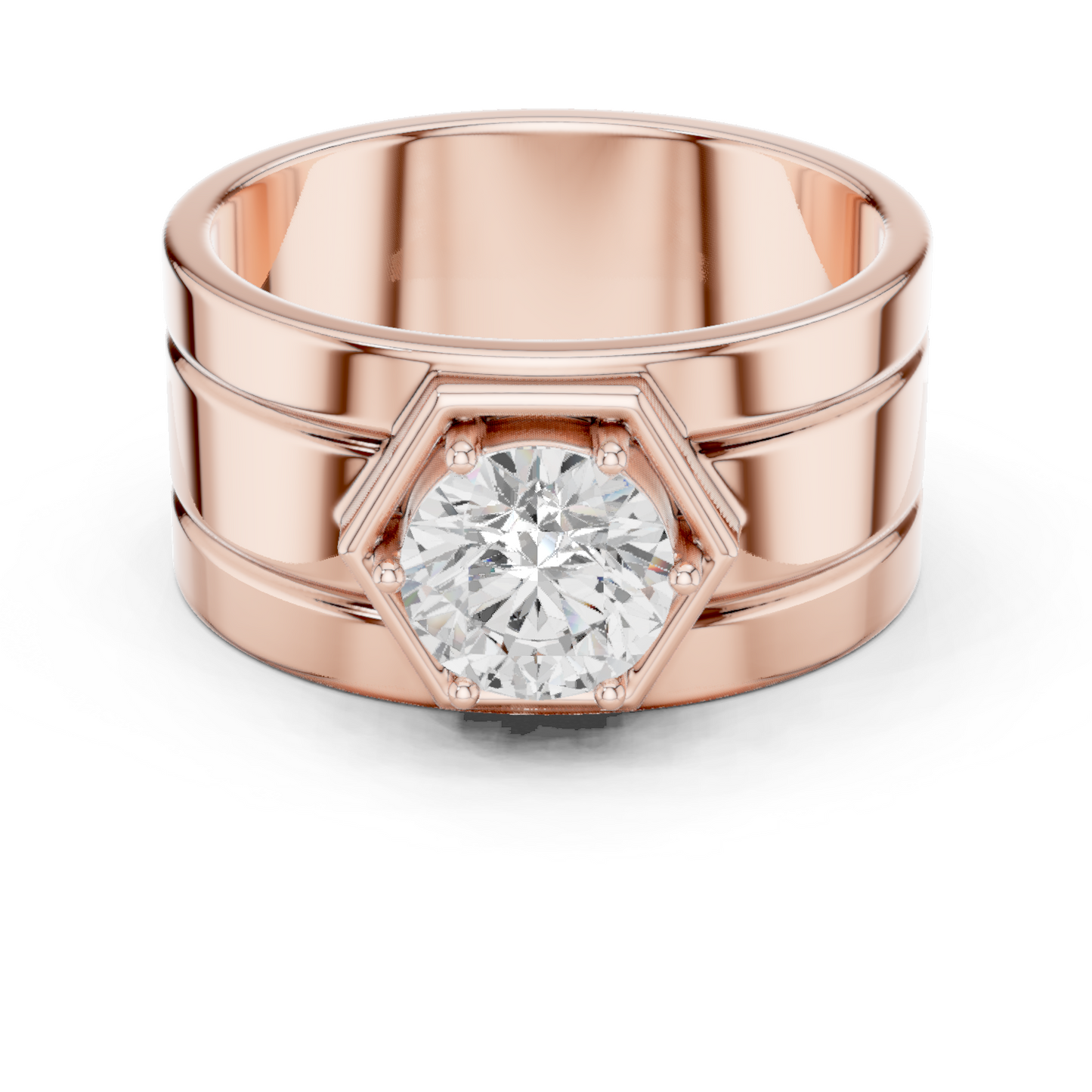 Vow of Valor Men Solitaire Ring