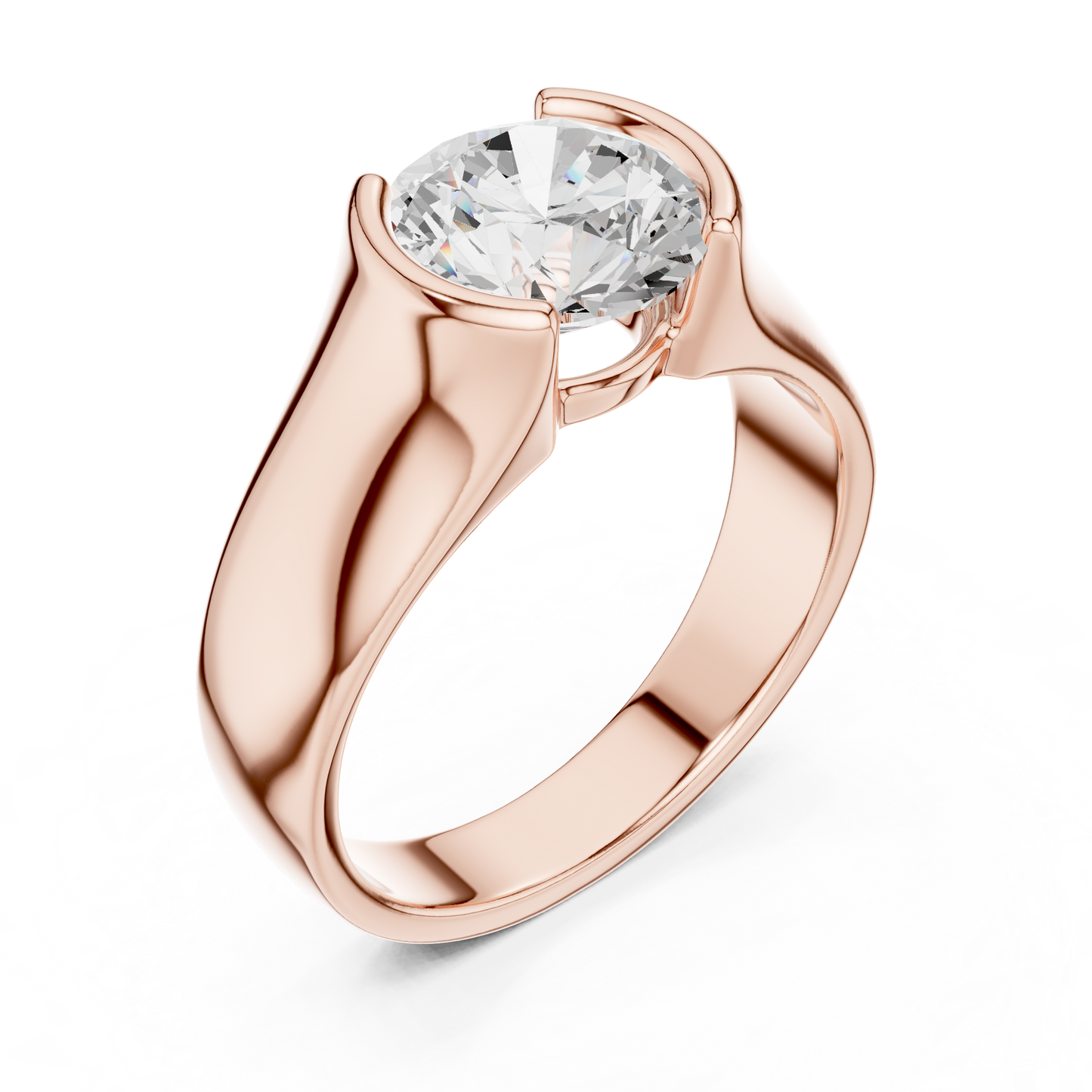 Sceptre Solitaire Ring for Men