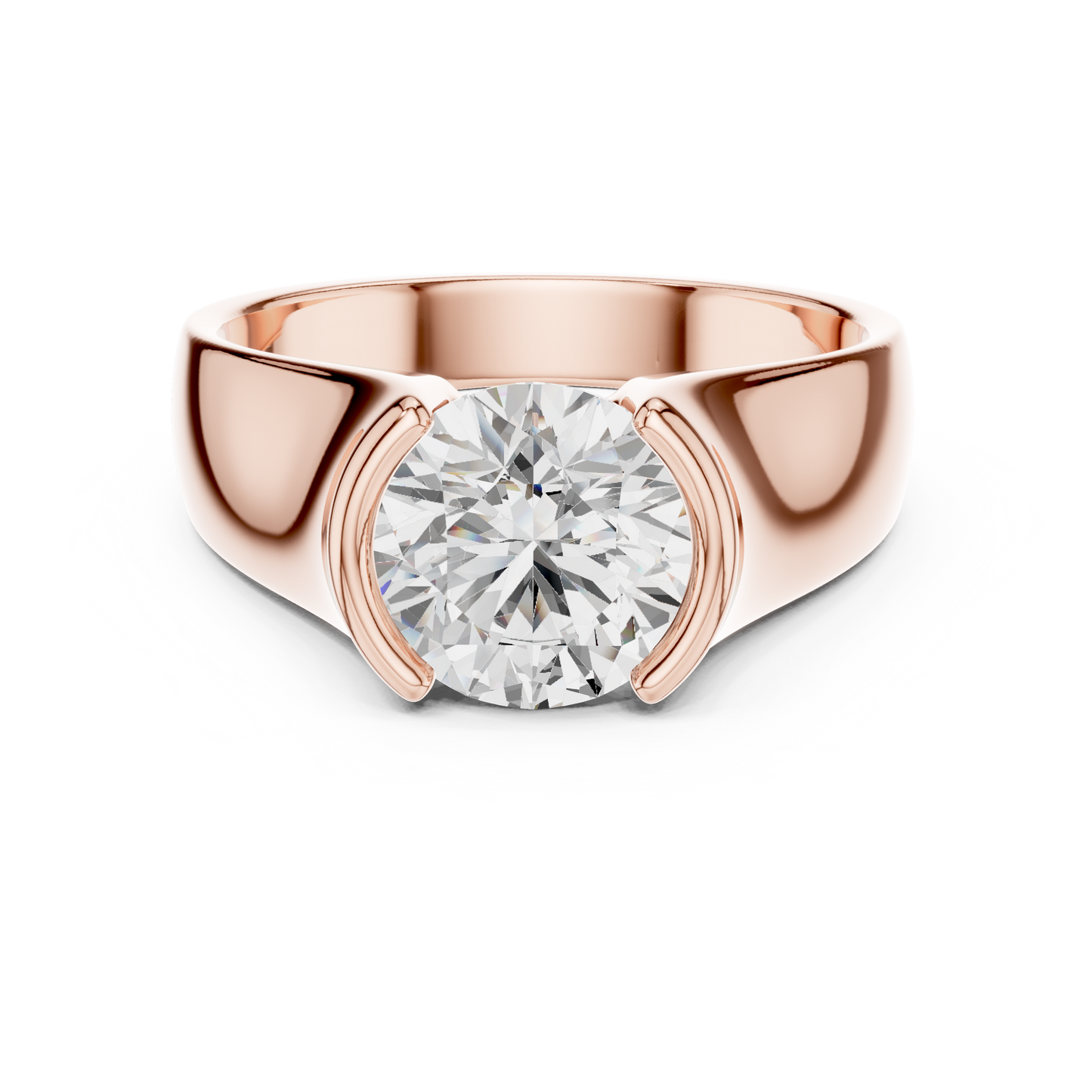 Sceptre Solitaire Ring for Men