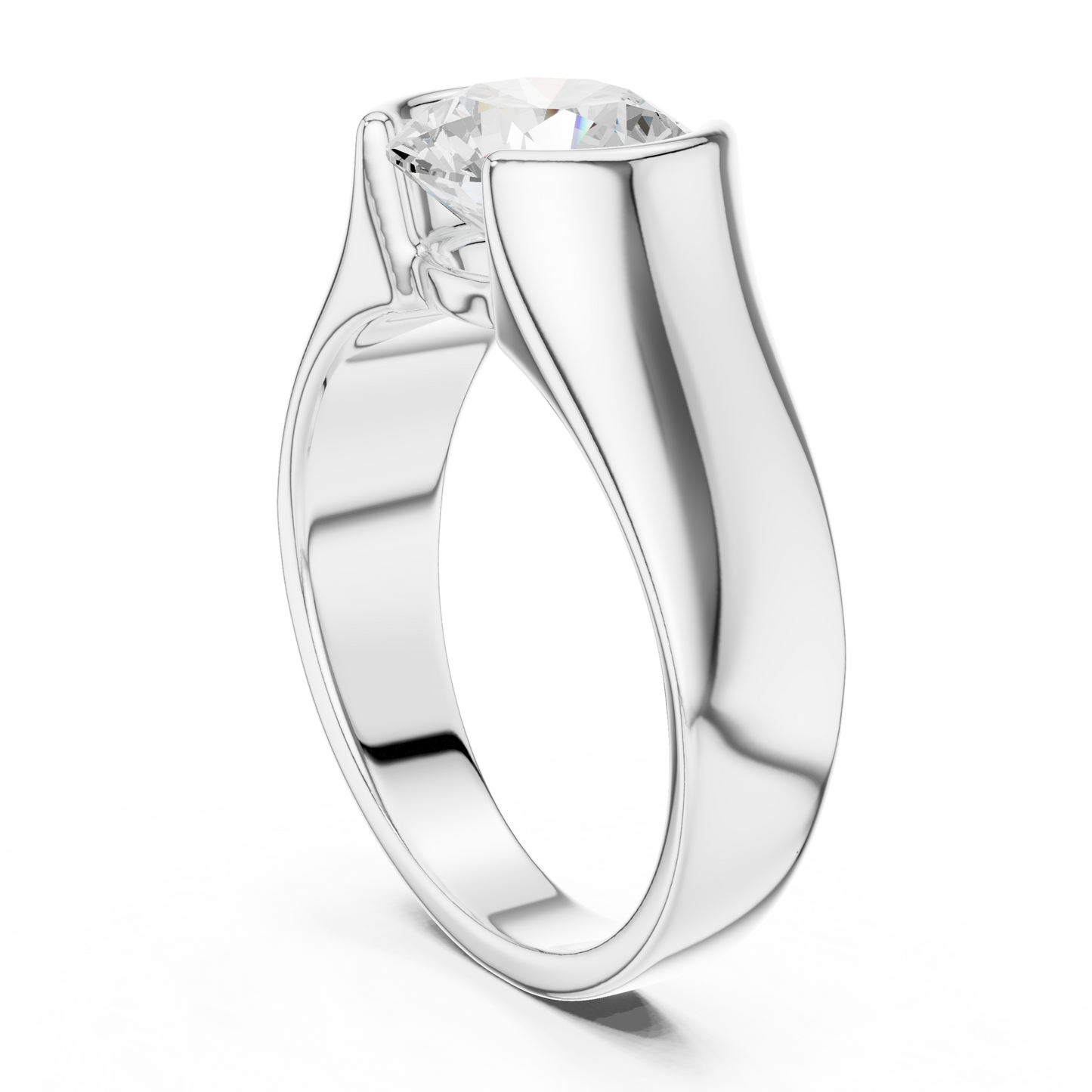Sceptre Solitaire Ring for Men