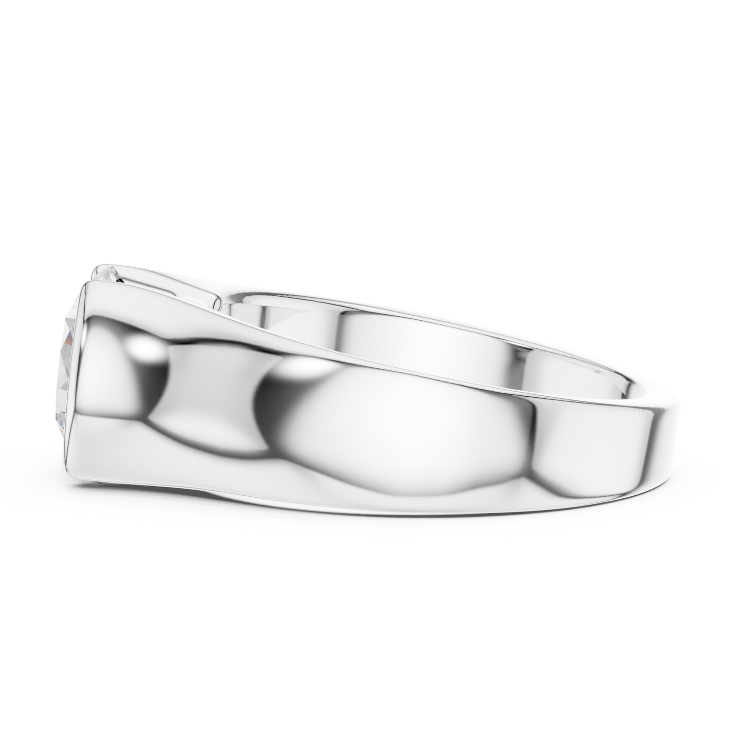 Sceptre Solitaire Ring for Men