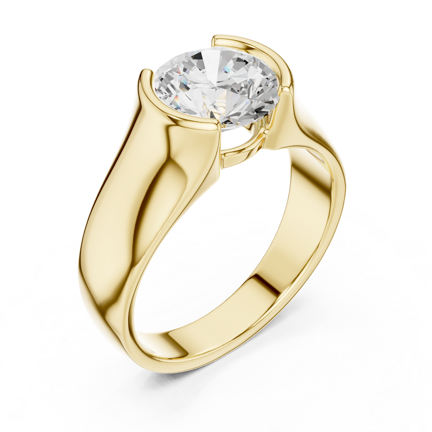 Sceptre Solitaire Ring for Men