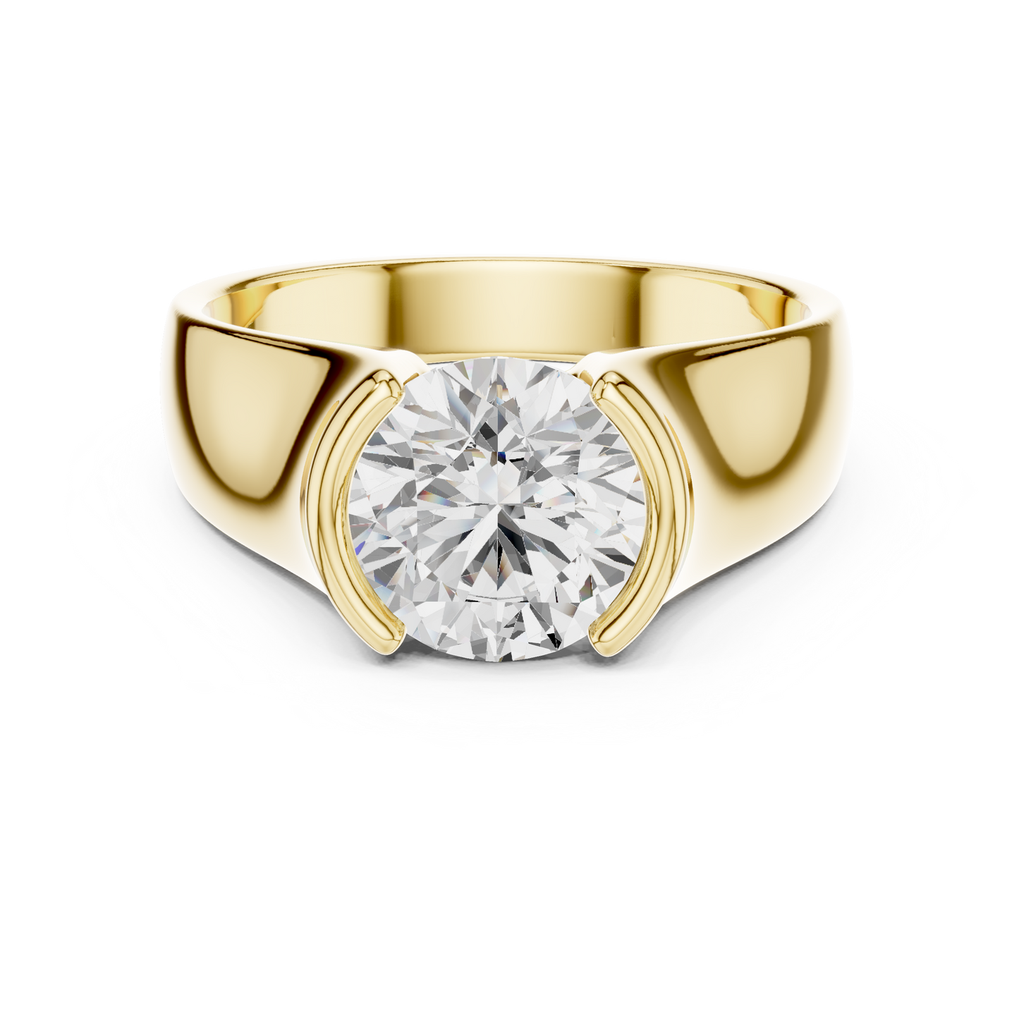 Sceptre Solitaire Ring for Men