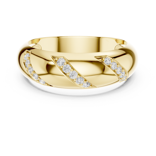 Coronet Diamond Ring for Men