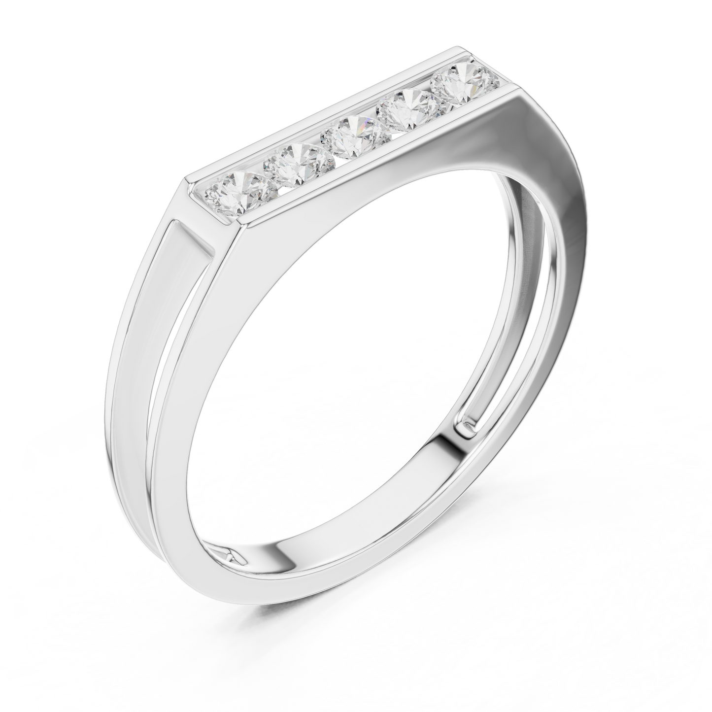 Cavalier Diamond Ring for Men