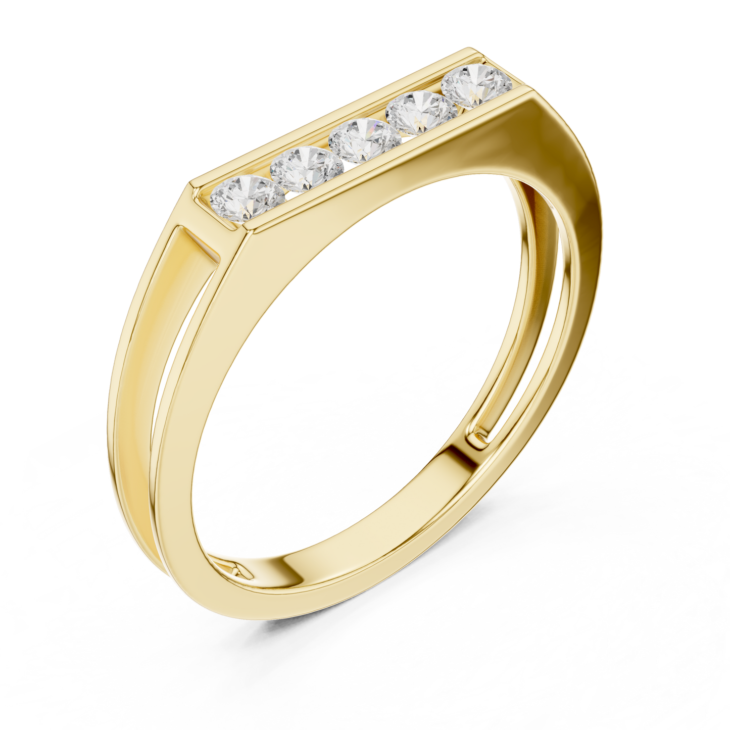 Cavalier Diamond Ring for Men