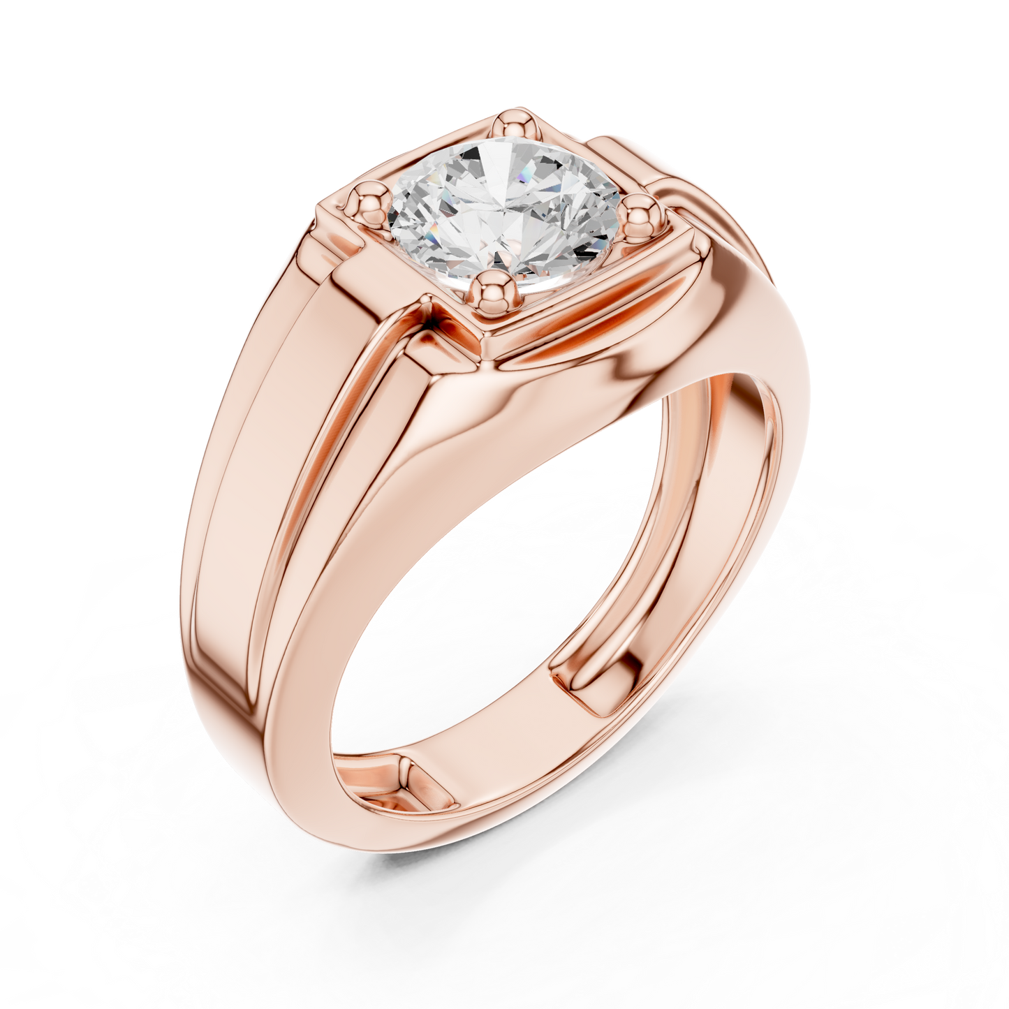Talon Solitaire Ring for Men