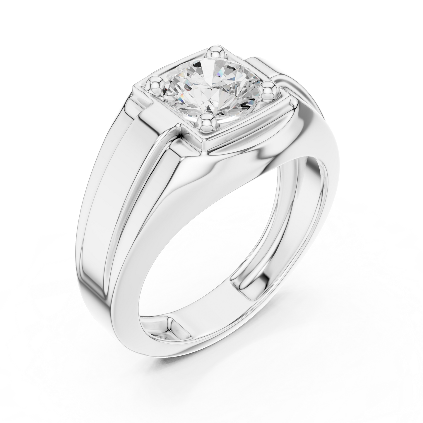 Talon Solitaire Ring for Men