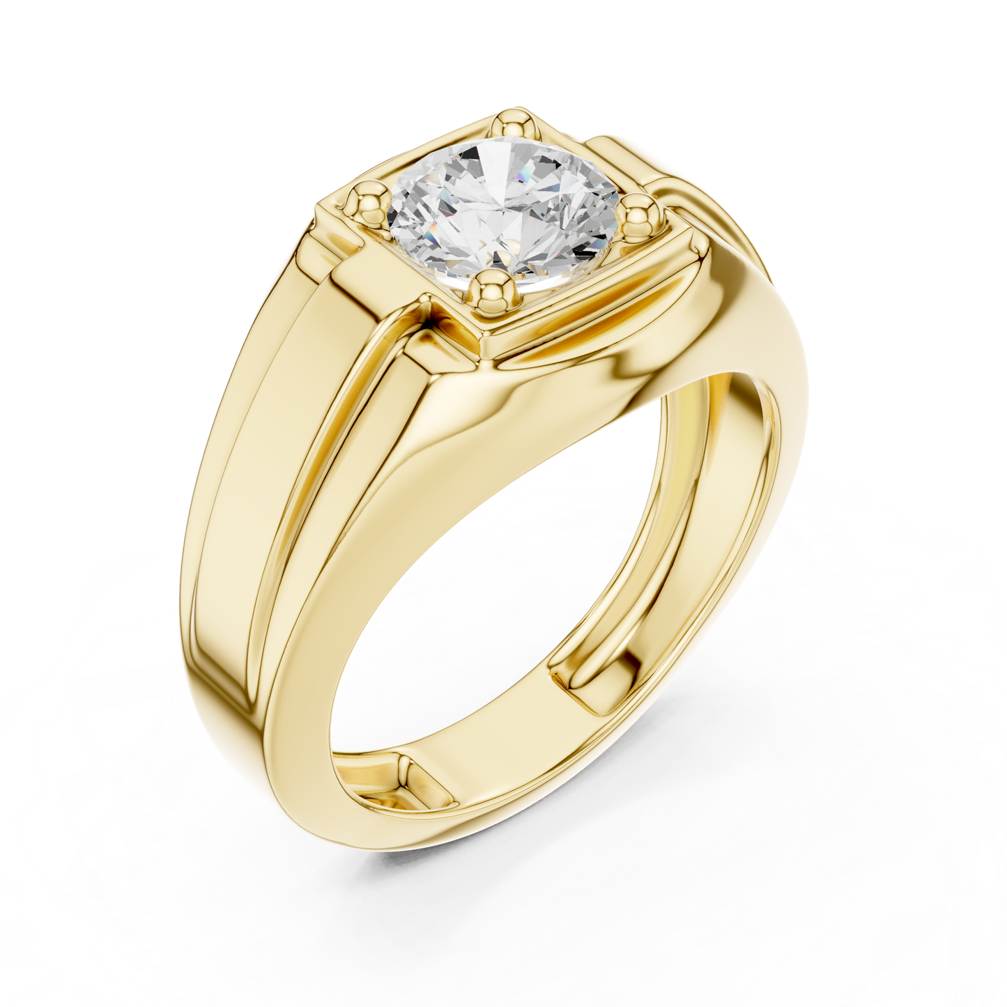 Talon Solitaire Ring for Men