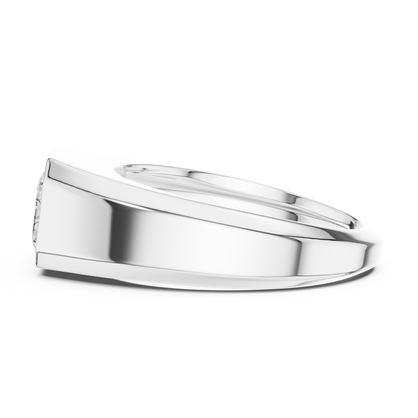 Echelon Solitaire Diamond Ring for Men