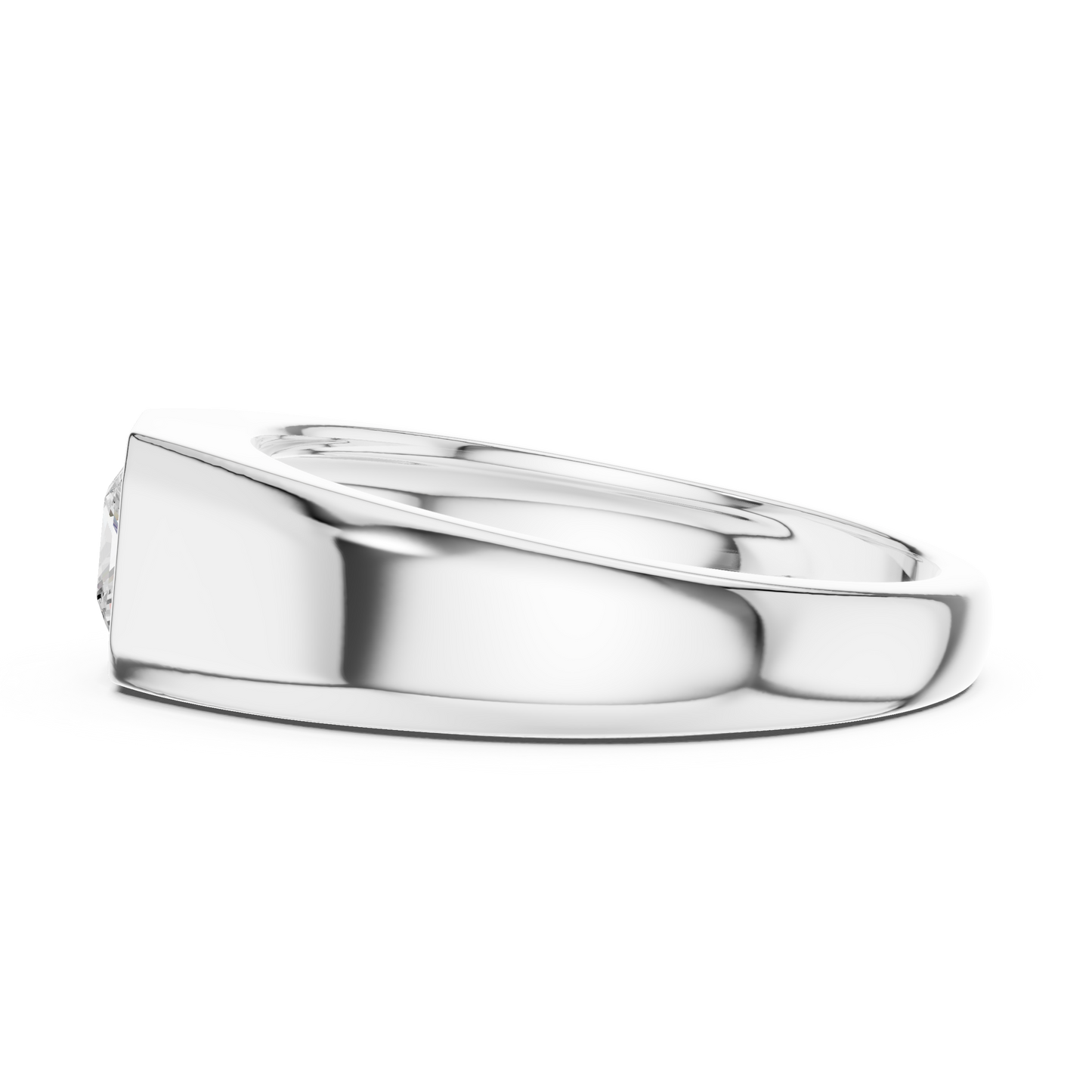 Rune Solitaire Diamond Ring for Men