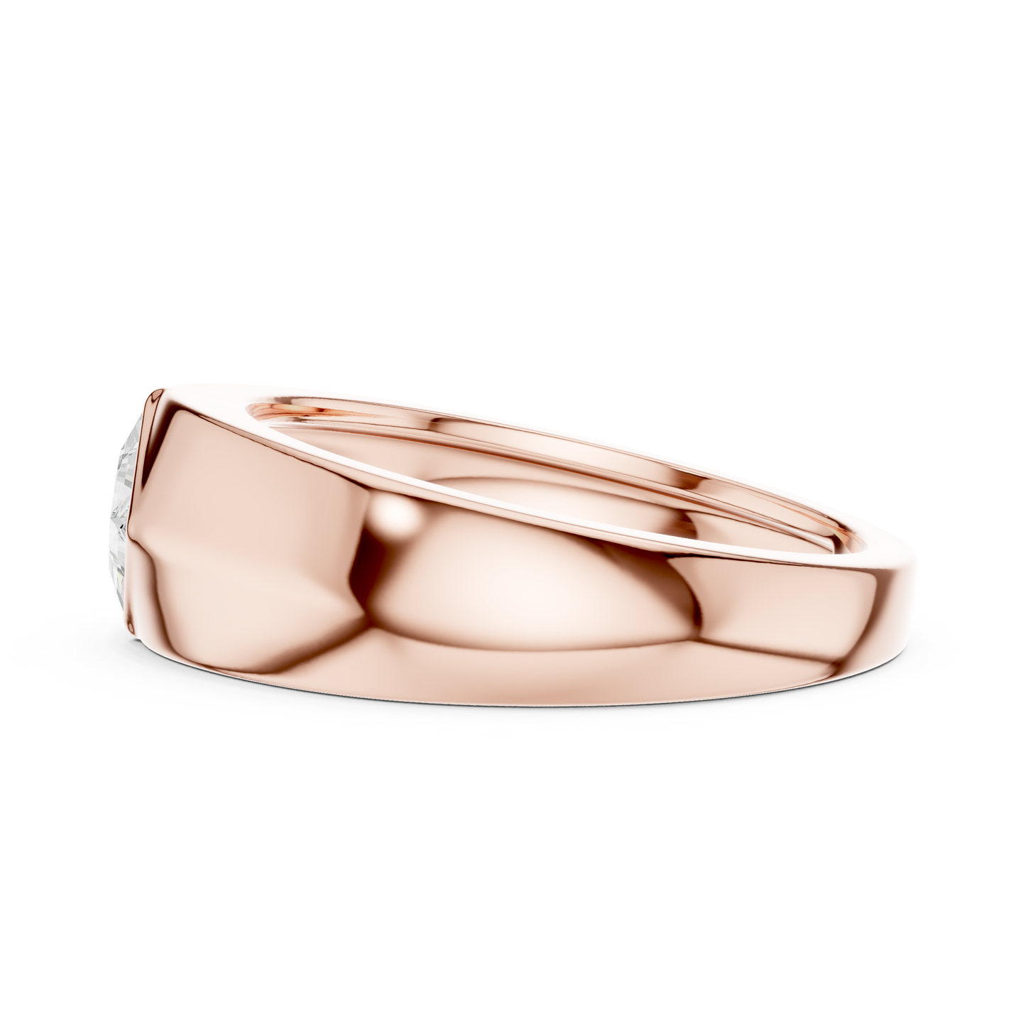 Forge Solitaire Diamond Ring for Men