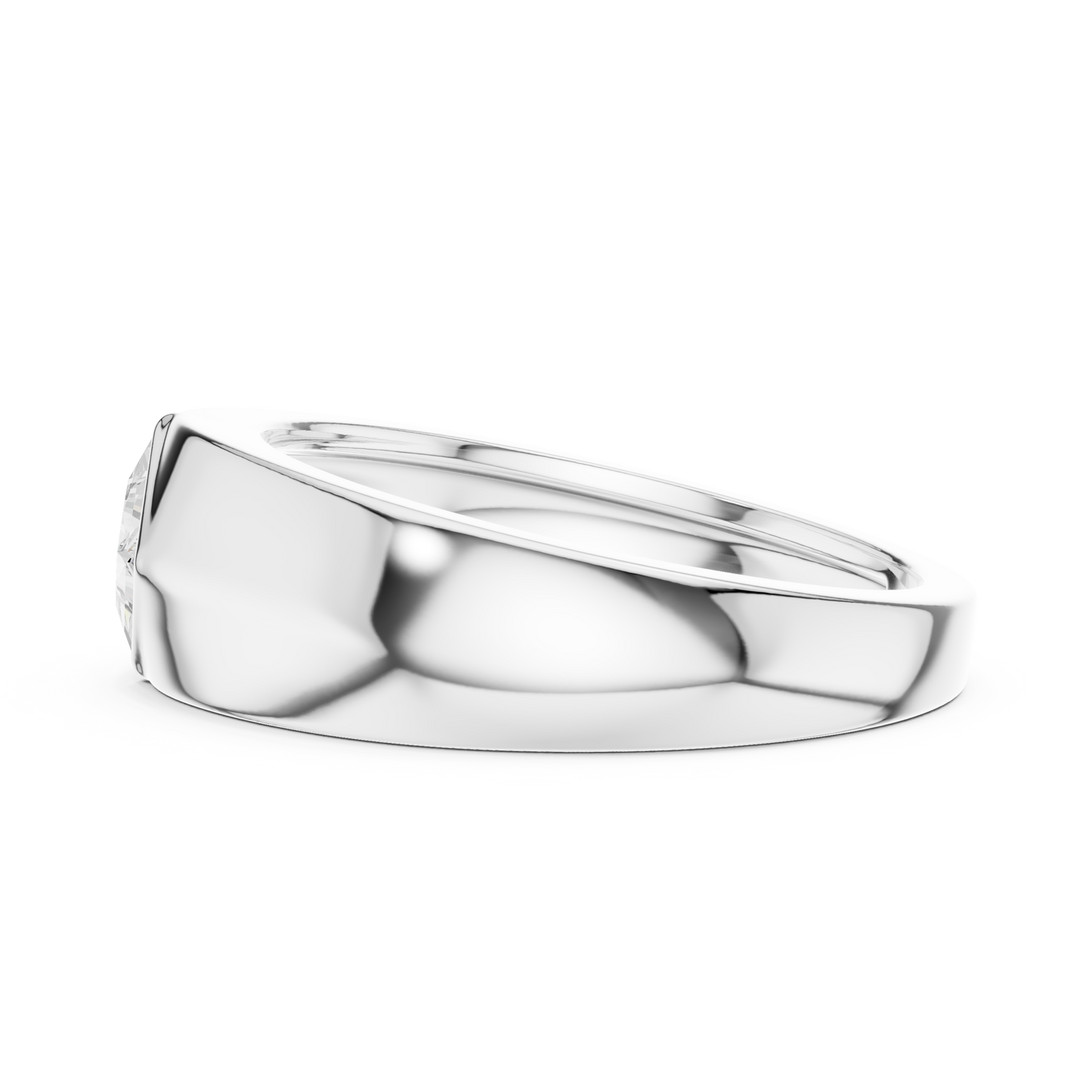 Forge Solitaire Diamond Ring for Men