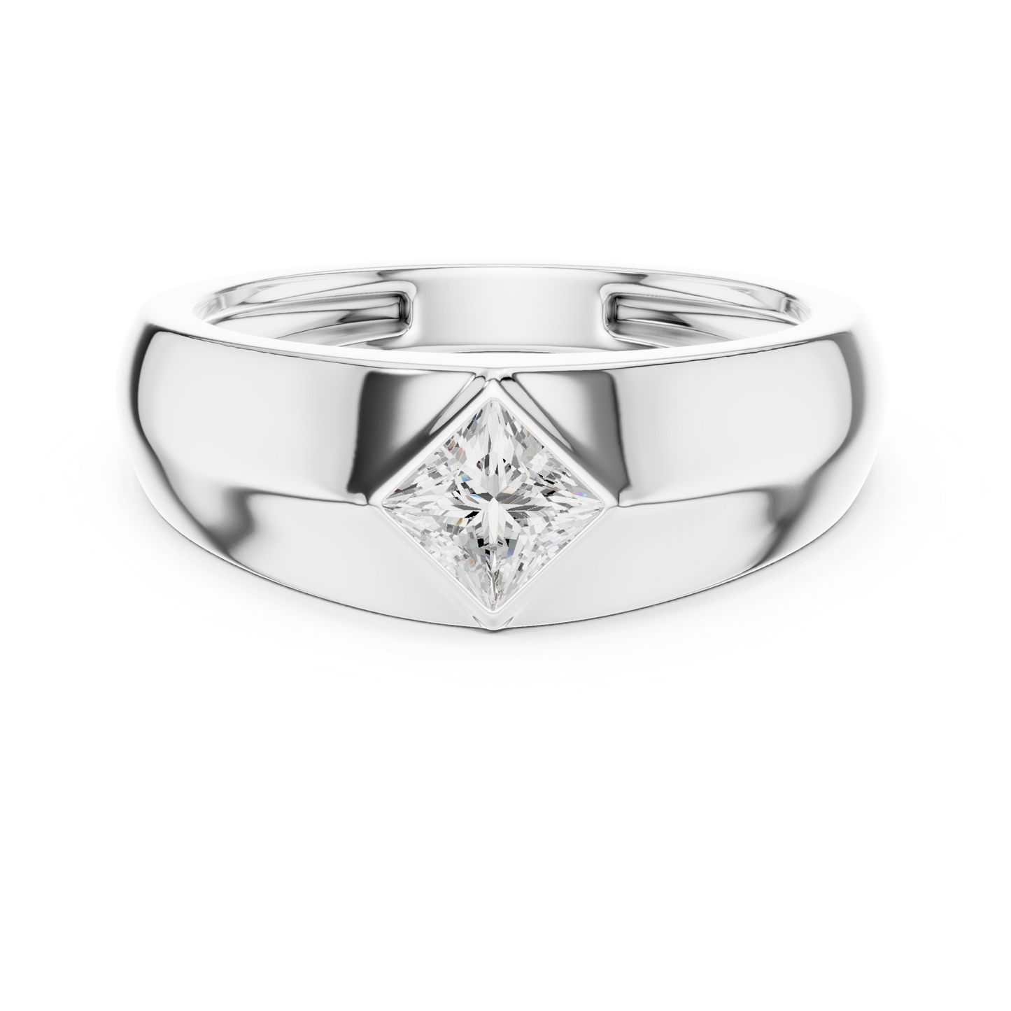 Forge Solitaire Diamond Ring for Men