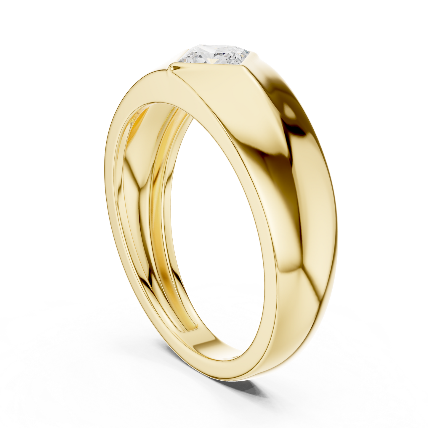 Forge Solitaire Diamond Ring for Men