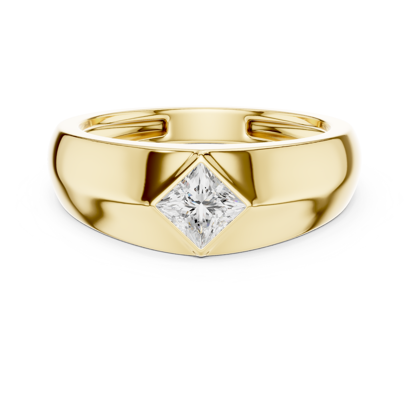 Forge Solitaire Diamond Ring for Men