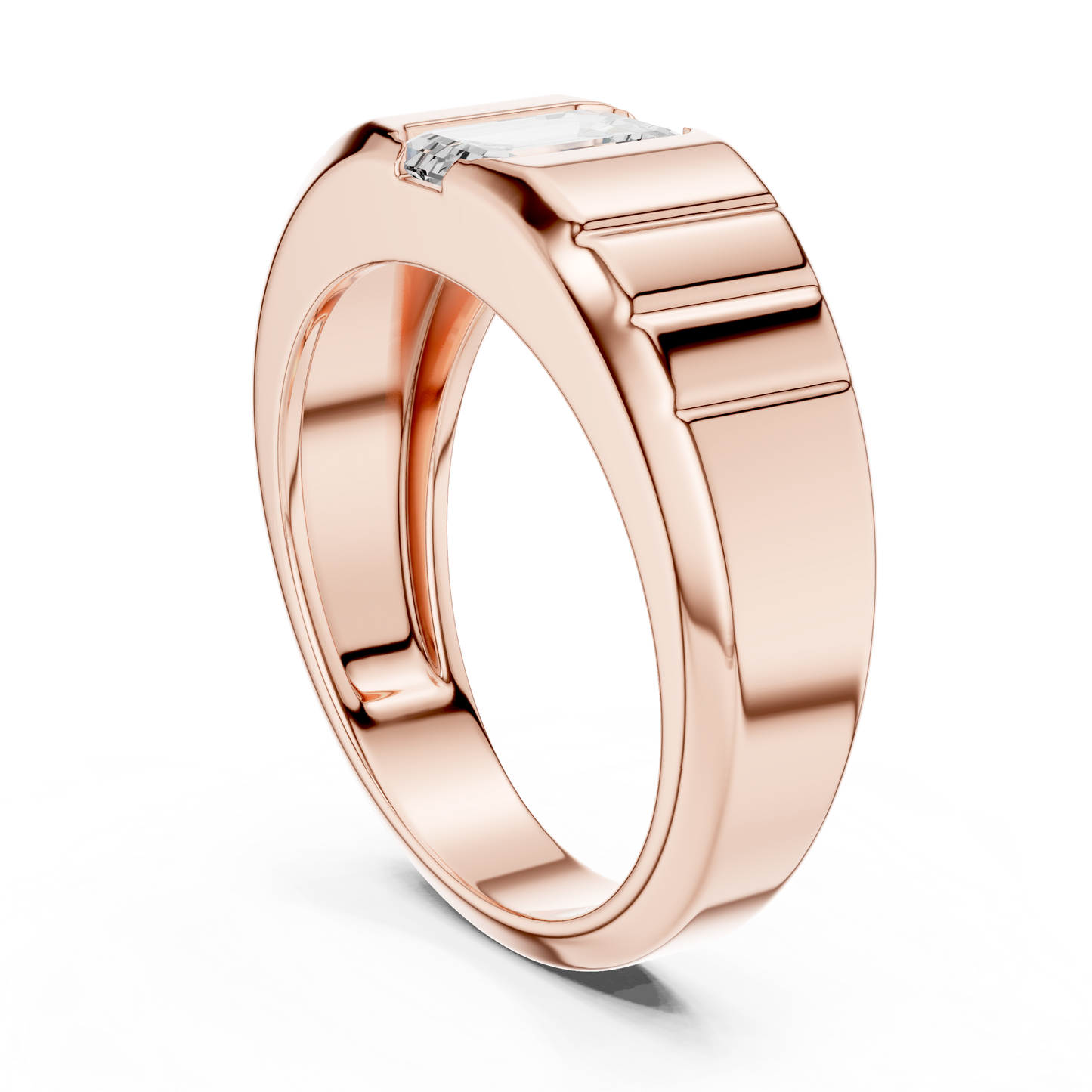Elan Solitaire Diamond Ring for Men