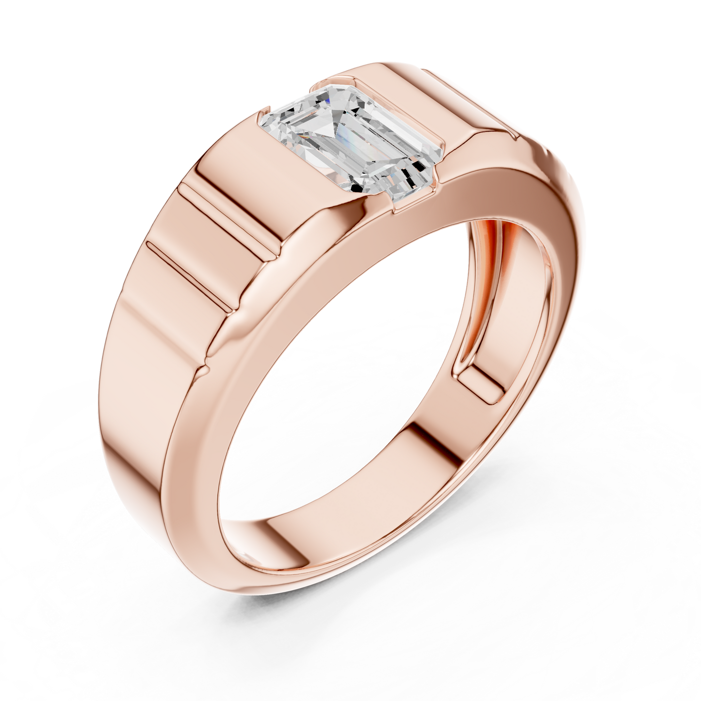 Elan Solitaire Diamond Ring for Men