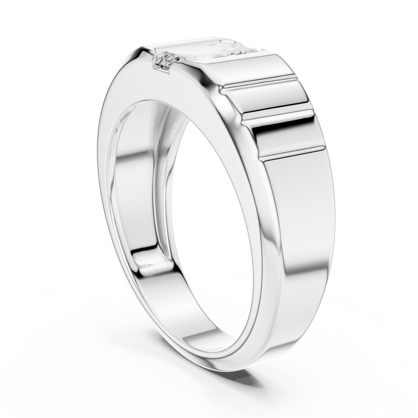 Elan Solitaire Diamond Ring for Men