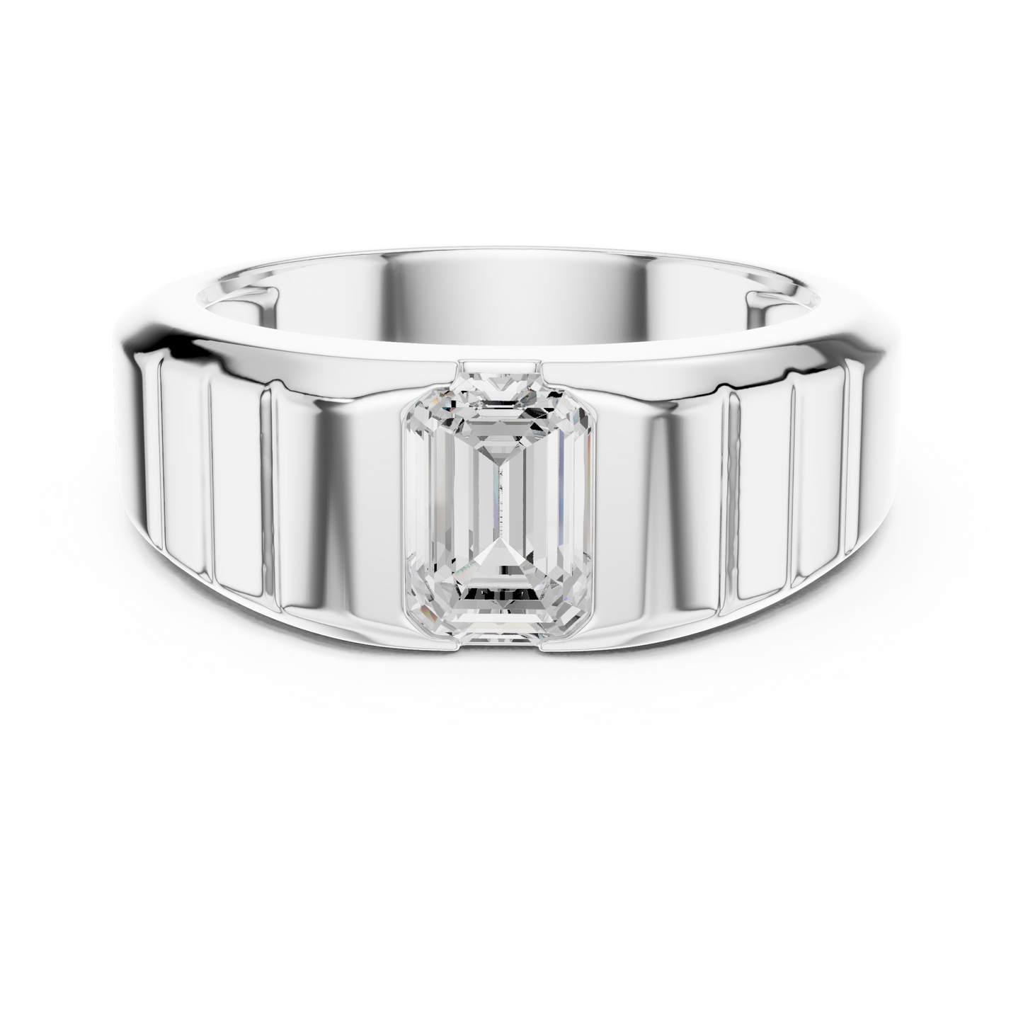 Elan Solitaire Diamond Ring for Men