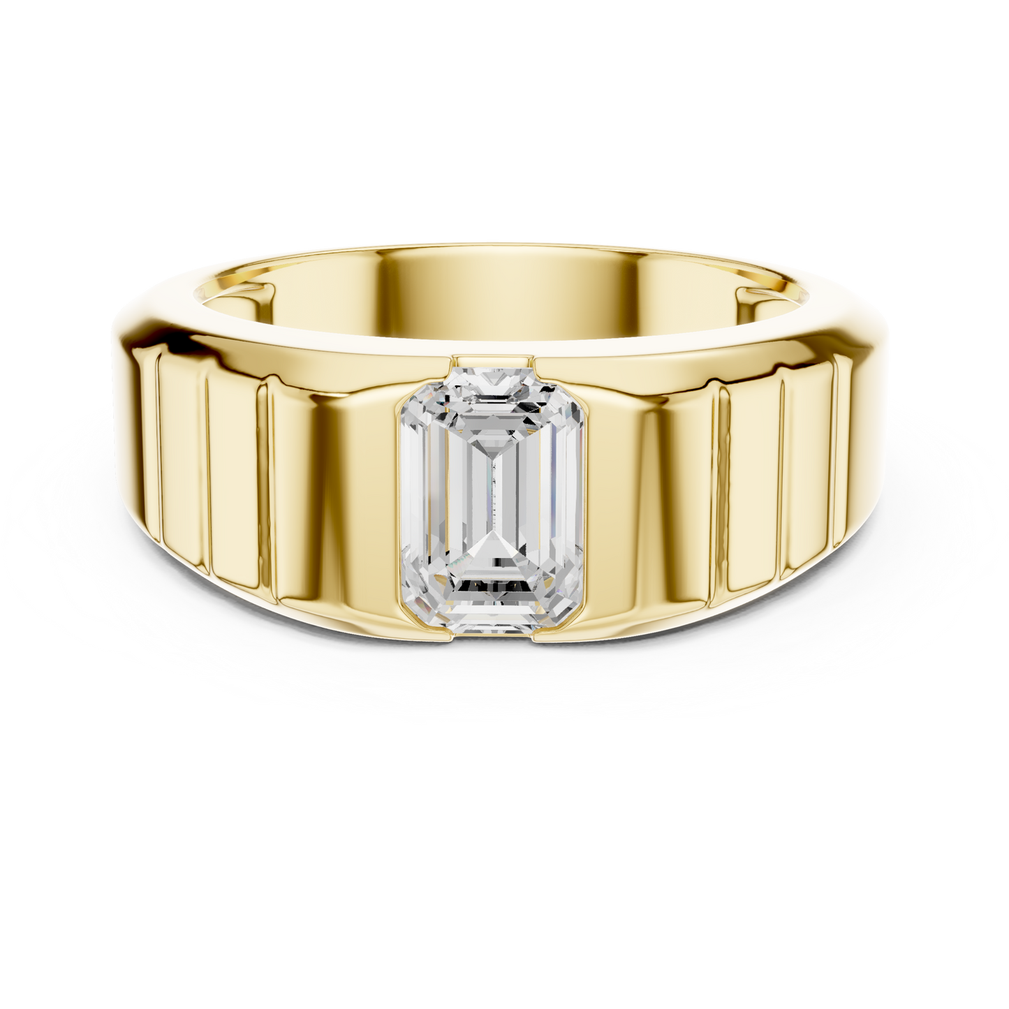 Elan Solitaire Diamond Ring for Men