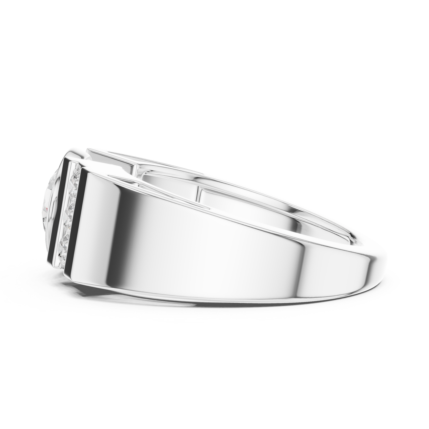 Roux Solitaire Diamond Ring for Men