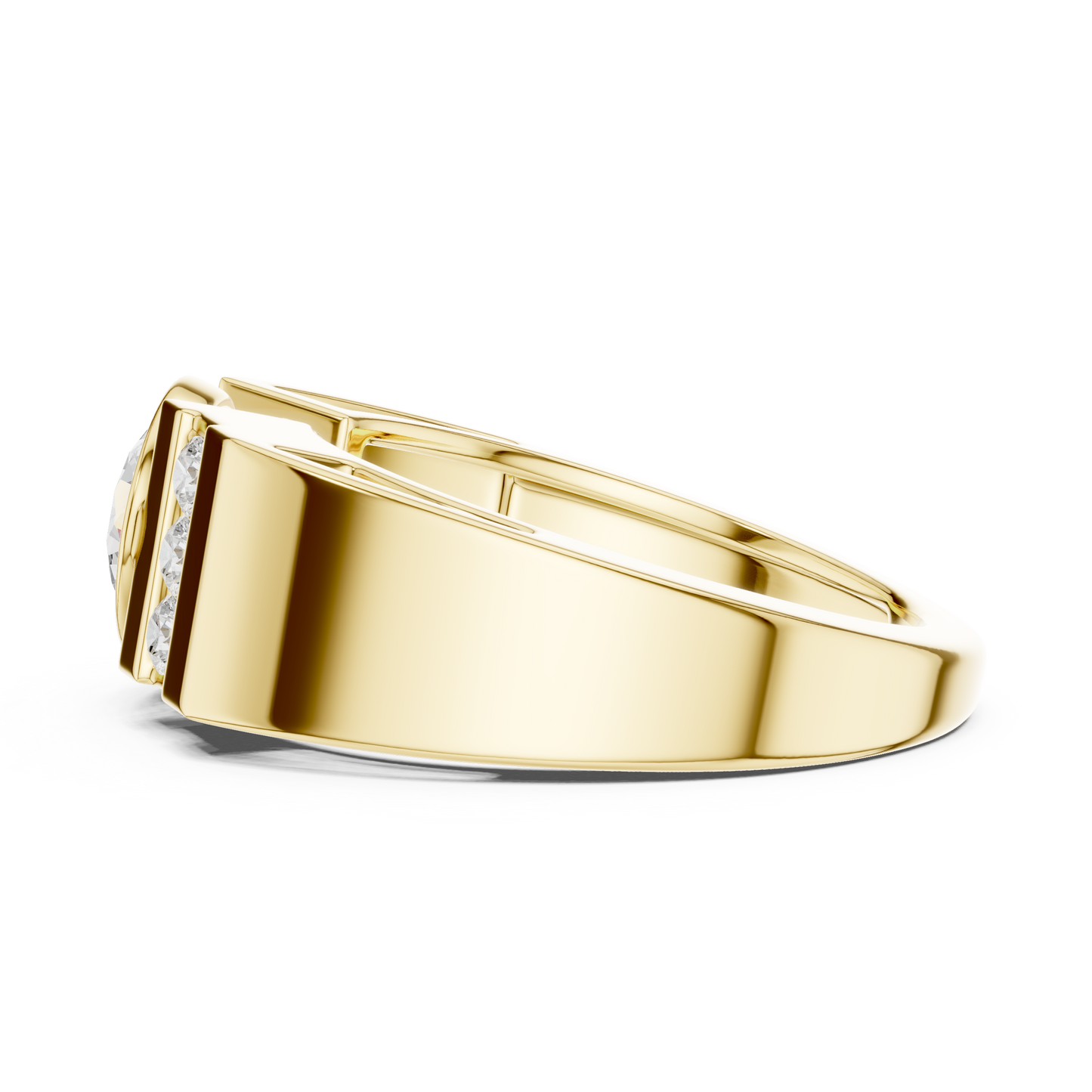 Roux Solitaire Diamond Ring for Men