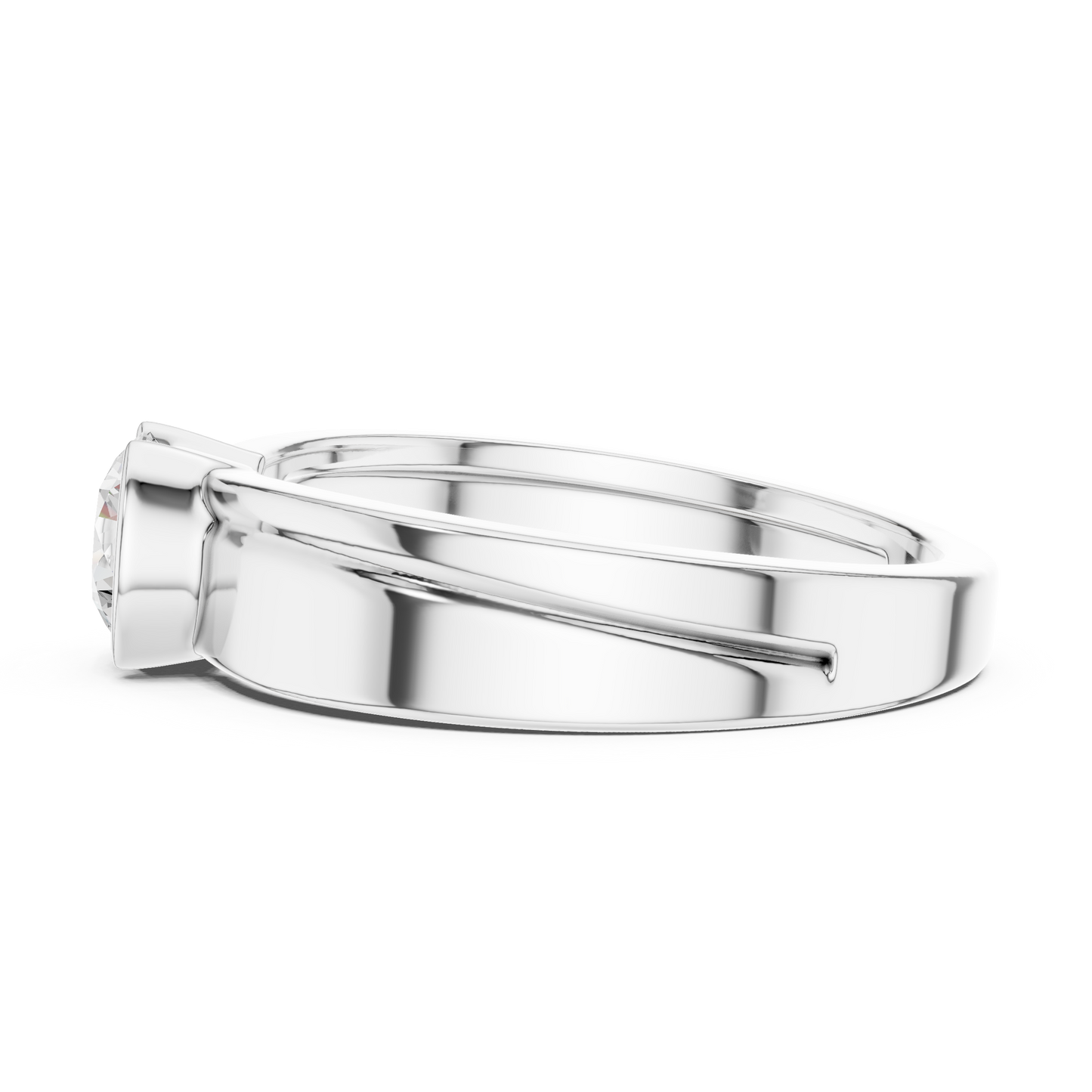 Zephyr Solitaire Diamond Ring for Men