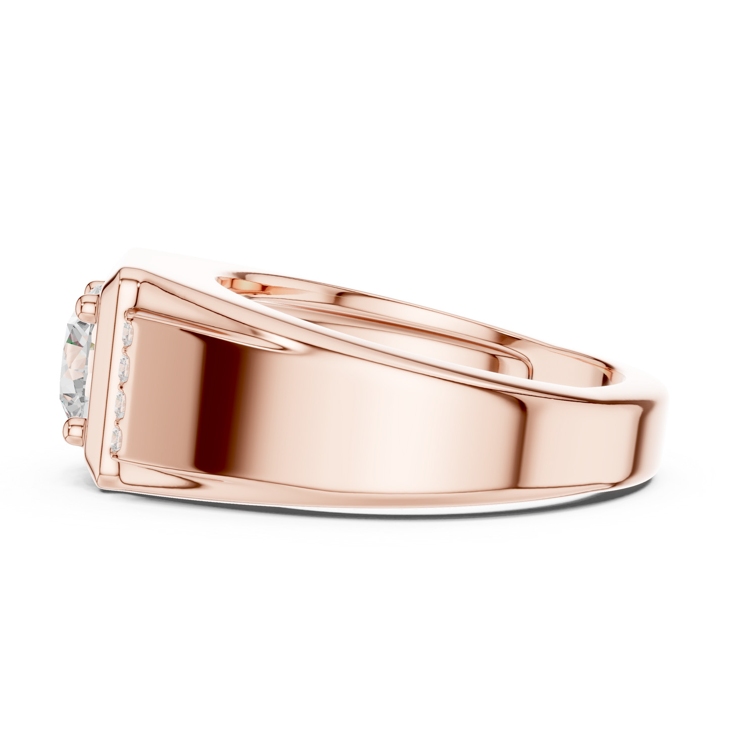 Caledor Solitaire Diamond Ring for Men