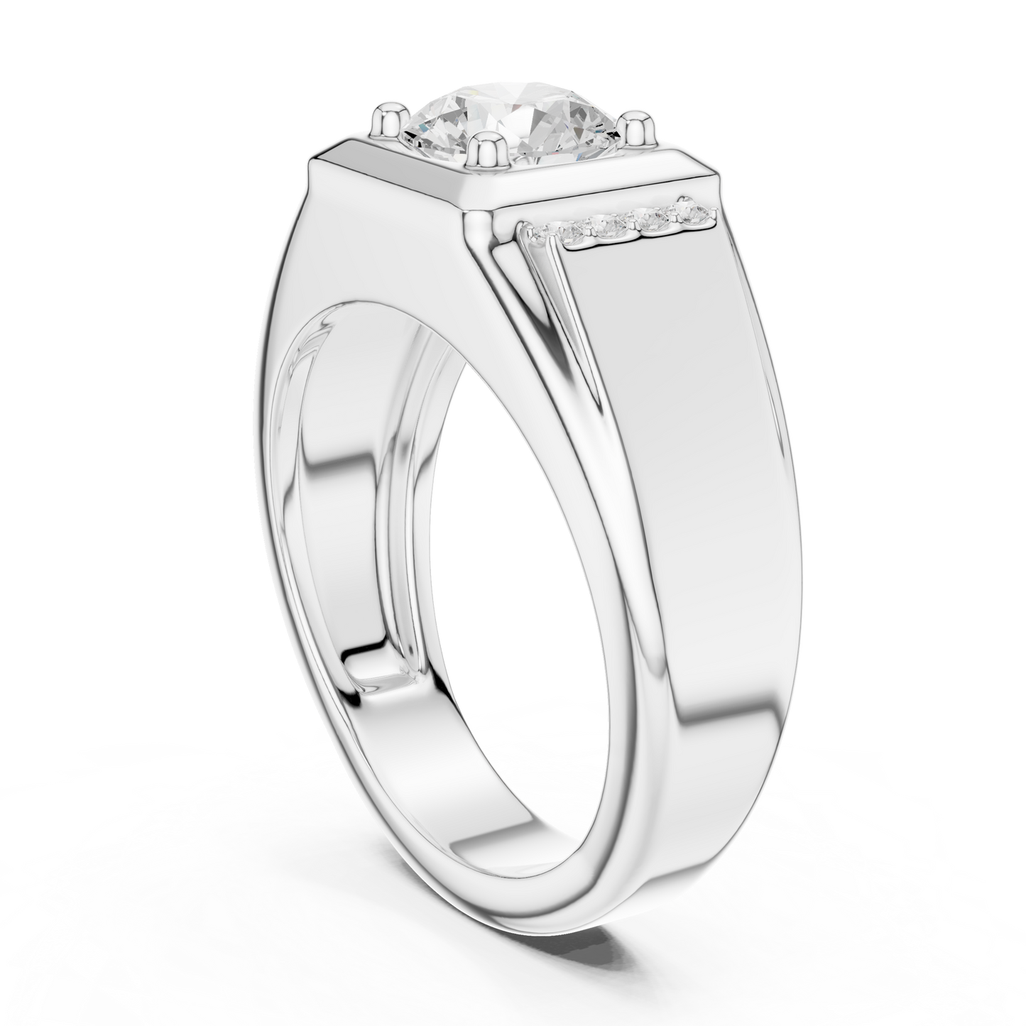 Caledor Solitaire Diamond Ring for Men