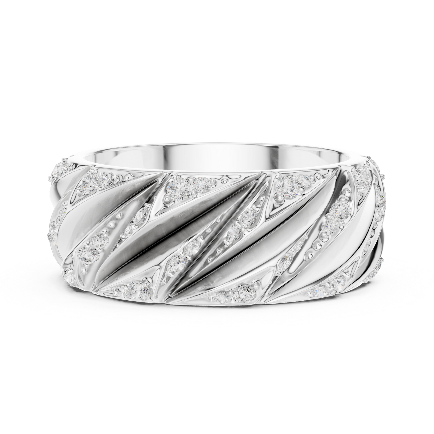 Noir Luxe Diamond Ring for Men